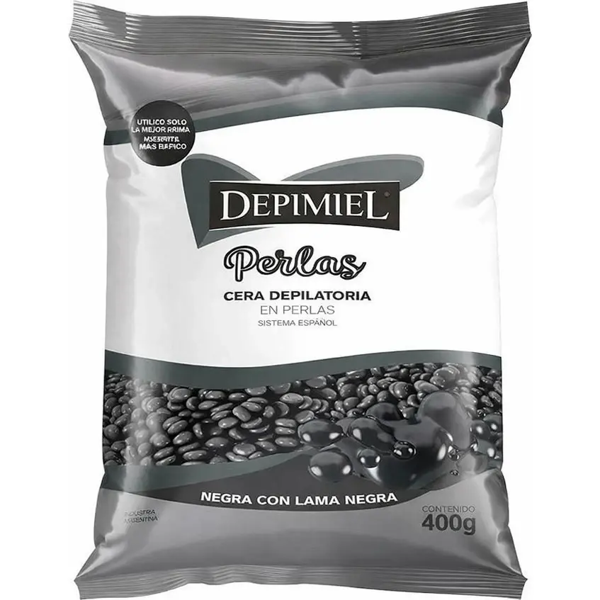 Depimiel Cera en Perlas Negra 400 g